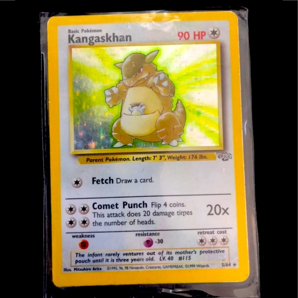 Pokémon Kangaskhan Holo Rare